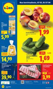 lidl - LIDL - Maisto prekių pasiūlymai (2025 07 03 - 2025 07 06)