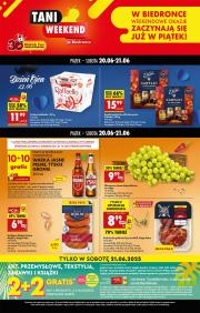 biedronka - Gazetka Biedronka - Tani weekend ważna od 20.06. - 21.06.