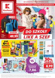 kaufland - Gazetka Kaufland - Szkola - ważna od 07.08. do 12.08.