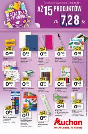 auchan - Gazetka Hipermarket Auchan - Wyprawka Szkolna - ważna od 05.08. do 07.08.