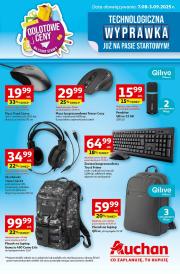 auchan - Gazetka Hipermarket Auchan - Technologiczna wyprawka szkolna - ważna od 07.08. do 03.09.