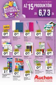 auchan - Gazetka Hipermarket Auchan - Wyprawka Szkolna - ważna od 19.08. do 21.08.