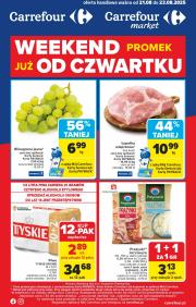 carrefour - Gazetka Carrefour - Gazetka weekend promek od czwartku - ważna od 21.08. do 23.08.