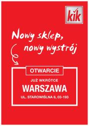 kik - Kik - Warszawa gazetka ważna od 09.05. - 15.05.
