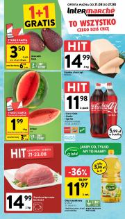 intermarche - Gazetka Intermarché - ważna od 21.08. do 27.08.