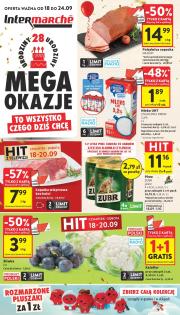 intermarche - Gazetka Intermarché - ważna od 18.09. do 24.09.