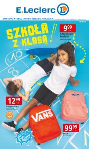 e-leclerc - Gazetka E.Leclerc - Szkoła z klasą! - ważna od 12.08. do 31.08.
