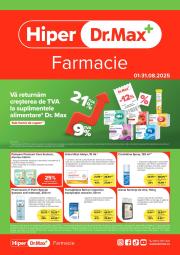 dr-max - Catalog Dr. Max - Hiper Farmacie valabil din 01.08. până pe 31.08.