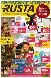 rusta - Rusta-reklambladet är giltigt från 02/12 - 08/12