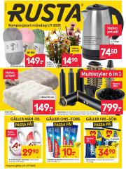 rusta - Rusta-reklambladet giltigt från 01/09 - 07/09