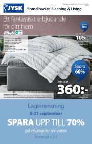 jysk - JYSK-reklambladet giltigt från 08/09 - 21/09