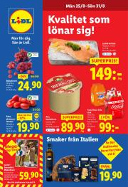 lidl - Lidl-reklambladet giltigt från 25/08 - 31/08