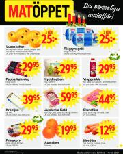 matoppet - Matöppet-reklambladet giltigt från 09/12 - 15/12