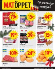 matoppet - Matöppet-reklambladet giltigt från 16/12 - 26/12