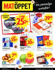 matoppet - Matöppet-reklambladet giltigt från 16/06 - 22/06