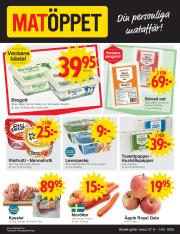 matoppet - Matöppet-reklambladet giltigt från 08/09 - 14/09