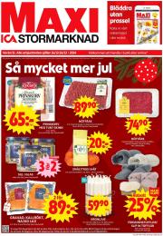 ica-maxi - ICA Maxi-reklambladet giltigt från 16/12 - 26/12