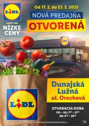 lidl - Lidl - Nová predajňa v D. Lužnej leták platný od 17.02. - 23.02.