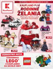 kaufland - Kaufland - Darčeky leták platný od 07.11. - 27.11.