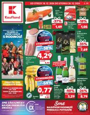 kaufland - Kaufland leták platný od 18.12. - 24.12.