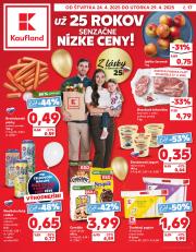 kaufland - Kaufland leták platný od 24.04. - 29.04.