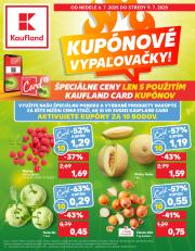 kaufland - Leták Kaufland - Kupónové vypaľovačky platný od 06.07. do 09.07.