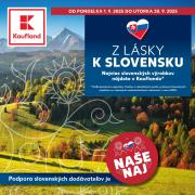 kaufland - Leták Kaufland - Z lásky k Slovensku platný od 01.09. do 30.09.