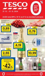 tesco - Tesco leták platný od 27.12. - 31.12.