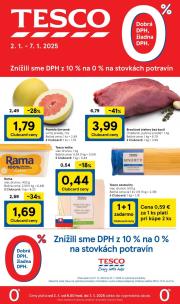 tesco - Tesco leták platný od 02.01. - 07.01.