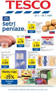 tesco - Tesco leták platný od 22.01. - 28.01.