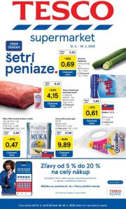 tesco - Tesco supermarket leták platný od 12.02. - 18.02.