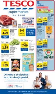 tesco - Leták Tesco supermarket platný od 11.06. do 17.06.