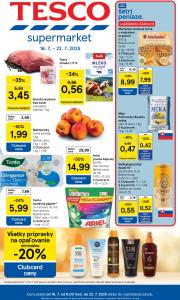 tesco - Leták Tesco supermarket platný od 16.07. do 22.07.