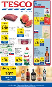 tesco - Leták Tesco platný od 30.07. do 05.08.