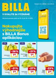 billa - Leták Billa Bonus platný od 10.09. do 16.09.