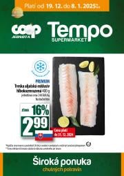 coop-jednota - COOP Jednota - Tempo leták platný od 19.12. - 08.01.