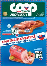 coop-jednota - Leták COOP Jednota - Tempo platný od 26.06. do 02.07.