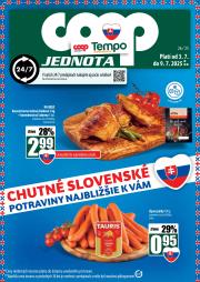 coop-jednota - Leták COOP Jednota - Tempo platný od 03.07. do 09.07.
