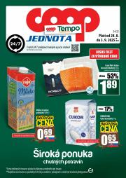 coop-jednota - Leták COOP Jednota - Tempo platný od 28.08. do 03.09.