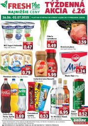 fresh - Leták Fresh - Týždenná akcia platný od 26.06. do 02.07.