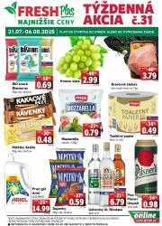 fresh - Leták Fresh Plus platný od 31.07. do 06.08.