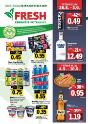 fresh - Leták Fresh - Stredné a západné Slovensko platný od 28.08. do 10.09.
