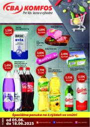 cba - CBA - Komfos leták platný od 05.06. - 18.06.