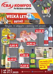 cba - Leták CBA - Komfos platný od 18.07. do 31.07.