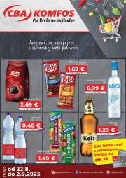 cba - Leták CBA - Komfos platný od 22.08. do 02.09.