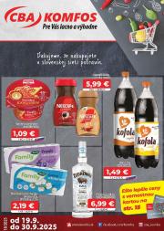 cba - Leták CBA - Komfos platný od 19.09. do 30.09.