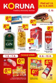 koruna - Leták Koruna platný od 01.08. do 13.08.