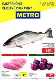 metro - Metro - Gastronómia leták platný od 15.01. - 28.01.