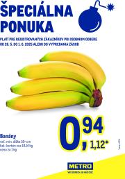 metro - Metro - Špeciálna ponuka - Banány leták platný od 26.05. - 01.06.