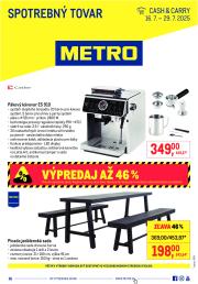 metro - Leták Metro - Spotrebný tovar platný od 16.07. do 29.07.